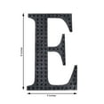thumbnail image 3 of Efavormart 8" Letter E Black Self-Adhesive Rhinestone Number Stickers for DIY Crafts, Handicraft Art, Graduation Cap Decorations Birthday Party, Wedding Alpha-Numeric stickers, 3 of 10