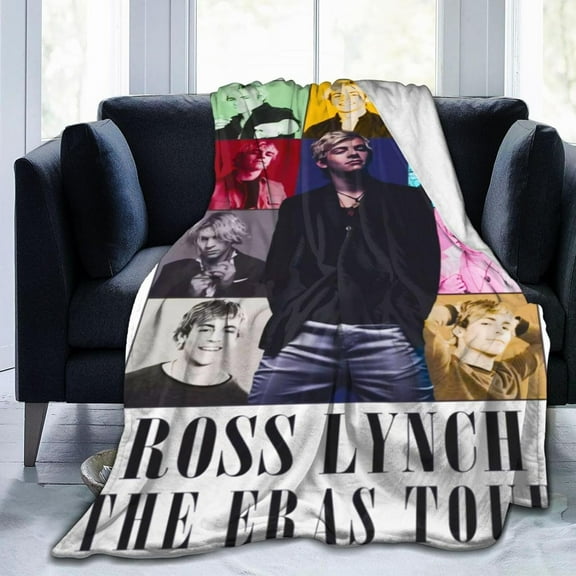 Blanket Ross Musics Lynch Throw Flannel Blankets Warm Soft Cozy Fuzzy Air Conditioning Blanket for Living Room Sofa Bed Gift Blankets for All Seasons 30"x40"