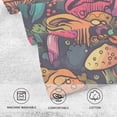 thumbnail image 4 of SKYSONIC Bathroom Hand Towels 2 Pack, Vibrant Cartoon Mushroom, Cotton Bath Towels Lightweight Quickdry for Bathroom Ktichen Travel Gym, 16"×28", 4 of 7