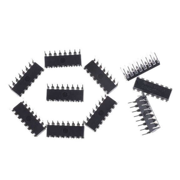 10PCS CD4017BE 4017 CD4017 Decade Counter Divider IC