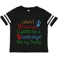 thumbnail image 3 of Inktastic Tennis Player like Daddy Boys or Girls Toddler T-Shirt, 3 of 5