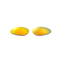Walleva Polarized Replacement Lenses for Oakley Penny Sunglasses-24K Gold