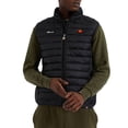 thumbnail image 2 of ellesse chaleco acolchado para hombre BARDY - Chaleco, sin mangas, cuello alto, cierre de cremallera Negro S (Small), 2 of 4