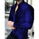thumbnail image 1 of Nuevas camisas sociales de primavera y otoño para hombre camisas casuales con cuello vuelto y estampado de lunares camisetas de manga larga ropa de calle para hombre, 1 of 6
