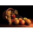 thumbnail image 2 of McNemar, C. Thomas 18x13 Black Ornate Wood Framed with Double Matting Museum Art Print Titled - Basket of Fruit, 2 of 4