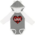 thumbnail image 3 of Inktastic Valentine Buffalo Plaid Love Boys or Girls Long Sleeve Baby Bodysuit, 3 of 5