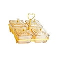 thumbnail image 4 of WeiLaiKeQi Dried Fruit Plate Nut and Candy Serving Tray for Dining Room Wedding Cookies yellow, 4 of 9