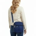 thumbnail image 5 of Waterproof Oxford Crossbody Bag for Women, Multi-Pocket Nylon Shoulder Purse with Adjustable Strap, Lightweight Anti-Theft Travel Messenger Bag(Blue), 5 of 5
