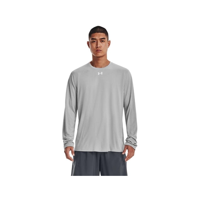 Camiseta de Manga Larga Under Armour Team Tech para Hombre en Gris Mod XL