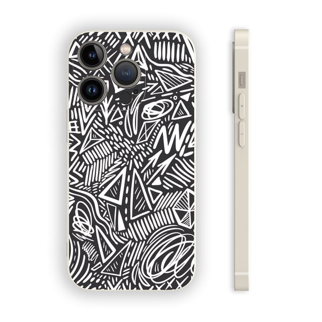 ¡Demuestra tu personalidad con nuestra peculiar y divertida funda mate para teléfono con estampado artístico!