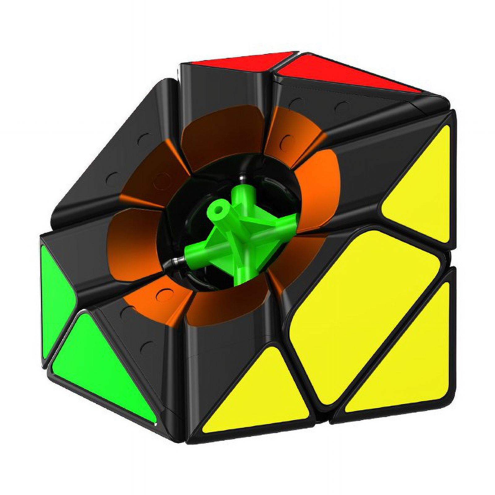 QIYI Axis Fluctuation Angle Twisty 3x3 Black Magic Cube QY Speed