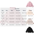 thumbnail image 5 of Jalioing Toddler Girls Puffer Jacket Winter Thermal Long Sleeve Stand Collar Puffy Coat Fashion Cute Outerwear with Pocket, 5 of 5