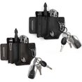 thumbnail image 5 of Multitool Sheath for Belt, Leather EDC Pocket Organizer for Men, Leatherman Sheath with Pen Holder, Key Fob, Flashlight Sheath, EDC Leather Pouch (Bro, 5 of 5