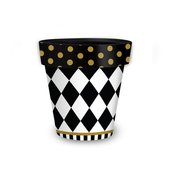 Briarwood Lane Everyday Planter 8.5" x 8.5" x 8.5" Checkerboard Small Planter