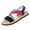 Hot Pink, variant on Summer Two-Tone Strappy Sandals, Open Toe Espadrille Sandals for Women, Womens Sandals Memory Foam Open Toe Cork Footbed House Slippers Lightweight for Women Beach Essentials Vacation, Pink 6