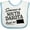 White and Blue, variant on Inktastic Someone in South Dakota Loves Me Boys or Girls Baby Bib
