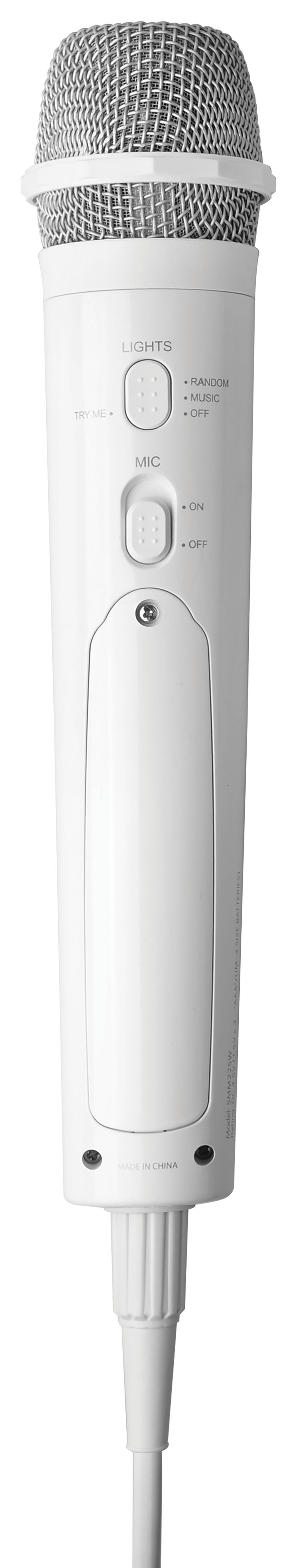 Buy Singing Machine Unidirectional Wired Karaoke Microphone with LED