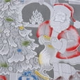 thumbnail image 4 of Cortinas De Encaje De Navidad Luz LED Papá Noel Medias Cortinas Opacas Sala De Estar Dormitorio Decoración Para El Hogar, 4 of 8