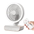 thumbnail image 4 of Fan Stand up Oscillating Fan Oscillating with Remote Retro Fan Floor Small Table Fan for Bedroom Plug in Table Fan Oscillating Parts Desk Air Circulator Fan Quiet Room Fan Remote Control Wall Mount, 4 of 4