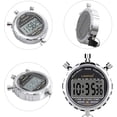 thumbnail image 4 of Cronómetro digital, temporizador de precisión de 1/100 segundos a prueba de agua, reloj despertador de bolsillo con pantalla LCD grande para entrenadores deportivos de fútbol..., 4 of 5