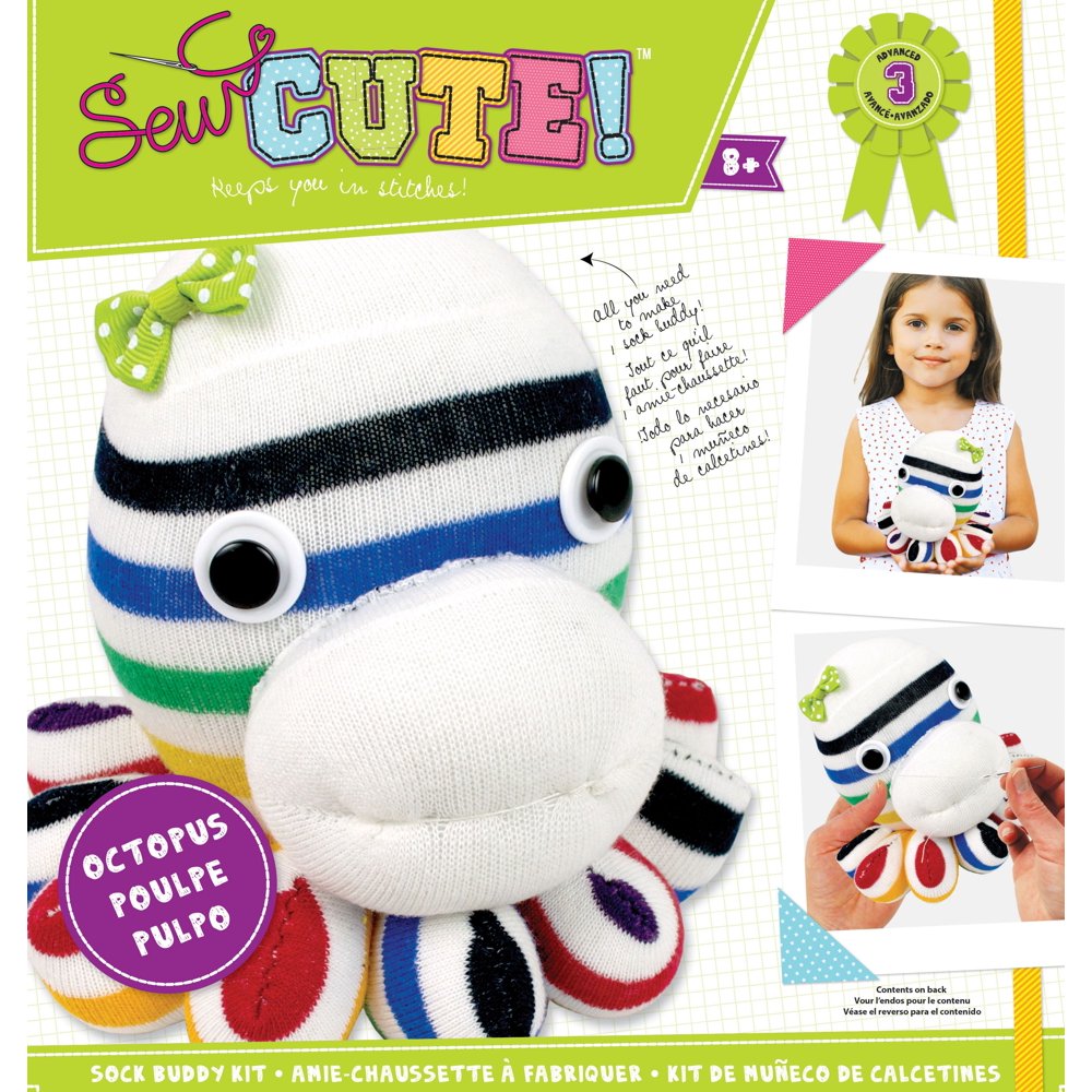 Sew Cute! Sock Buddy KitOctopus