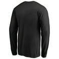 thumbnail image 3 of Men's Black Houston Rockets Alternate Logo Long Sleeve T-Shirt, 3 of 3