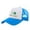 Blue, variant on QASIEATN Women's Festival Accessories St. Patrick's Day Baseball Cap for Women Fashion Shamrock Print Mesh Trucker Hat Adjustable Sports Sun Hat
