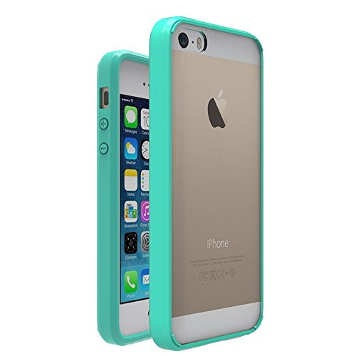 beetje compressie Jachtluipaard iPhone SE iPhone 5SE Case, Scratch Resistant Mosiso Clear Series case Shock  Absorbent Clear Back case for iPhone SE (2016 Release/Compatible with iPhone  5S/5) - (Clear/Blue) - Walmart.com