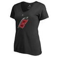 thumbnail image 2 of Women's Black Carolina Hurricanes Team Alternate V-Neck T-Shirt, 2 of 3