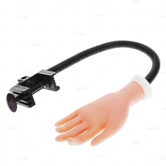 Nail Art Hands Flexible Silicone Practice Hand Manicure Training Nail
