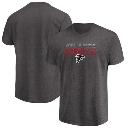 Atlanta Falcons Cabinet - Men's Majestic Heathered Charcoal Atlanta Falcons Come Into Play T-Shirt