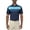 Navy Digital Ombre, variant on Men's and Big Men’s Painted Foliage Print Short Sleeve Golf Polo Shirt, up to Size 5XL