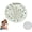 8 in, variant on DIY Stepping Stone Kit Handprint Footprint, Mix and Mold Stepping Stone Kit, DIY Large Hand Print Stepping Stone Kits, Includes 1 Mold, 26 Letter Stamps, and Colored Pebbles (8 in)