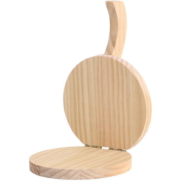Prensa de masa de madera de 1 pieza, prensa de masa manual, albóndigas, herramientas de prensa de albóndigas, tortillas, empanadas, prensa de masa redonda, madera redonda cuadrada/cuadrada ER