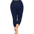 thumbnail image 5 of Julycc Plus Size Women High Waist Capri Pants Sport Fitness Stretch Yoga Leggings, 5 of 5