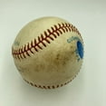 thumbnail image 6 of Randy Johnson First No Hitter Signed Game Used Baseball 6-2-1990 Beckett  MEARS, 6 of 9