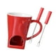 thumbnail image 5 of Taza para fondue , taza para fundir chocolate, olla para fondue de queso, dulces, 150 ml con tenedor para cena de aniversario, cocina, 5 of 9