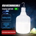 thumbnail image 3 of BIQIANWO Rechargeable LED Camping Bulb with Hook, Portable ABS Lantern, 3 Lighting Modes, Long-Lasting Lithium Battery, Polished Metal Finish, with Hook for Camping, Hiking, Night Fishing, Exploration, 3 of 10