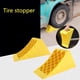 thumbnail image 2 of 2 uds cuñas para ruedas, tope para ruedas, cuñas para ruedas, rampas antideslizantes de plástico resistente para coche con mango para coche, camión, RV, 2 of 4