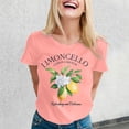 thumbnail image 2 of Likimi Womens T Shirt Crew Neck Short Sleeve Fruit Print Relaxed Fit Summer Elegant Tee Rose Gold Size S, 2 of 4