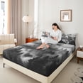 thumbnail image 4 of Feelyou Teen Wildlife Bear Full Size Sheets, Rustic Nature Scenery Bed Sheets, 4pcs, 4 of 7