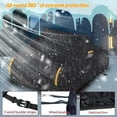 thumbnail image 4 of All-Weather Can Am Ryker Cover, 600D Heavy Duty Waterproof Cover, 102"x66"x45", Compatible with Can-Am Ryker 600/900/Sport/Rally - Black, 4 of 6
