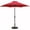Red, variant on 9FT Patio Umbrella Outdoor with Heavy Duty Base Included,Table Umbrella with Push Button Tilt and Crank, UV Protection Waterproof for Yard/Outdoor/Wedding Parties and Events