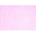 thumbnail image 1 of Ahgly Company Indoor Rectangle Solid Pink Modern Area Rugs, 2' x 4', 1 of 4