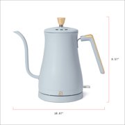 Beautiful 1-Liter Electric Gooseneck Kettle 1200 W, Cornflower Blue by Drew Barrymore