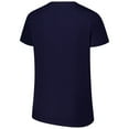 thumbnail image 3 of Women's Fanatics Navy West Virginia Mountaineers Plus Size Lean Scoop Neck T-Shirt, 3 of 3