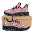thumbnail image 1 of Zapatos de oficina rosas con estampado de médico y enfermera, ligeros y transpirables, con cordones, informales, con plataforma para exteriores, 1 of 6