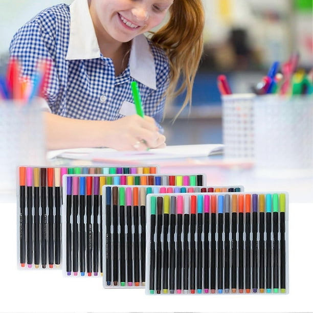 80 Colors Watercolor Painting Pen Set Children Drawing Gift Art Students Stationary