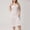 White, variant on Naittoop Plus Size Sleep Dress for Women Sexy Casual Satin Slip Nightdress Long Sleepshirts Soft Nightgowns for Valentines