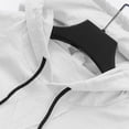 thumbnail image 6 of Chiccall Mens Short Sleeve Hoodie Drawstring Solid Color Breathable Tops Summer Casual Comfy Shirts with Pocket, 6 of 7